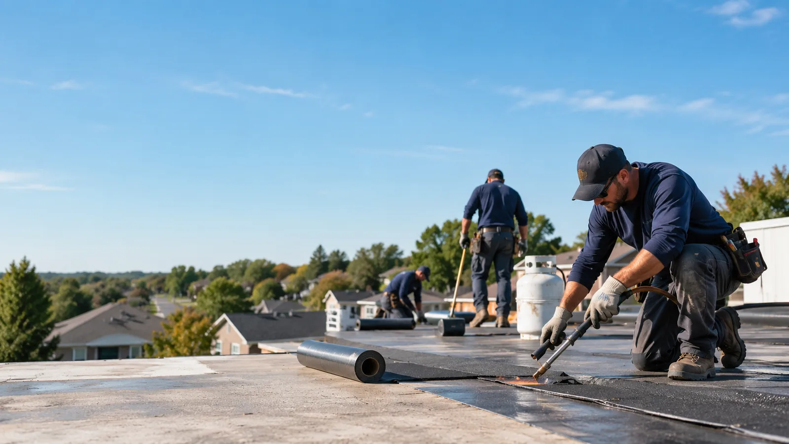 Flat Roof Leak Repair providers in Noble, IL